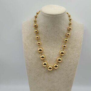 J Crew Gold Tone Beaded Neclace NWOT!